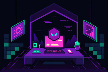 computer network concept