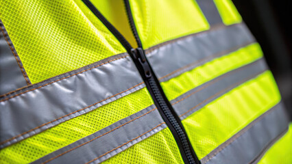 High visibility vest designed for safety in industry, essential for maintenance and service workers in various environments