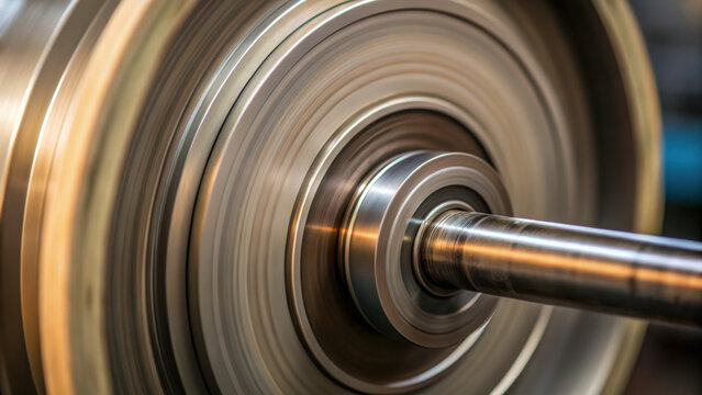 High speed machinery in industry showcases maintenance and service concepts through intricate designs and precision