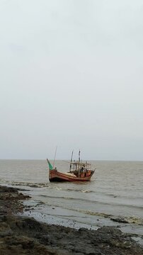 cox's bazar beach side view video chittagong, bangladesh