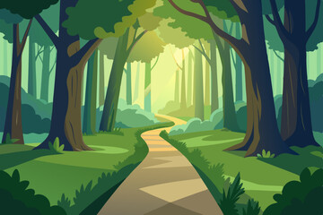 enchanted-forest-path-with-morning-light