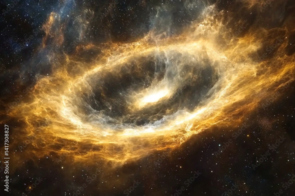 Wall mural calm space nebula visuals