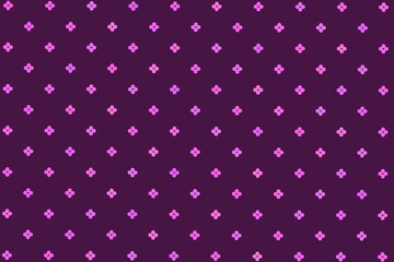 Floral seamless vector pattern with pink and purple small flowers. Simple hand drawn style. Design for fabric, textile, wallpaper, print, etc.