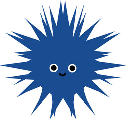 Happy Hand Drawn Sea Urchin