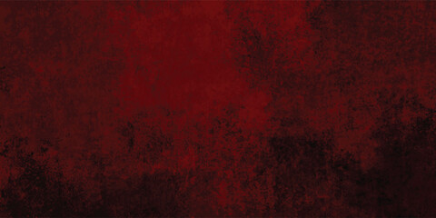 Charred Red and Black Wall Background with Rough Texture

