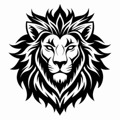 lion head vector