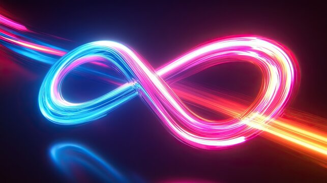 neon lights abstract background 