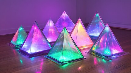 neon lights abstract background