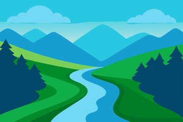 river-flowing-through-lush-valley