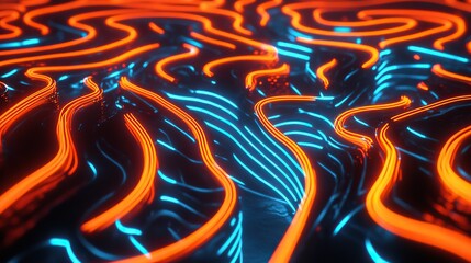neon lights abstract background 