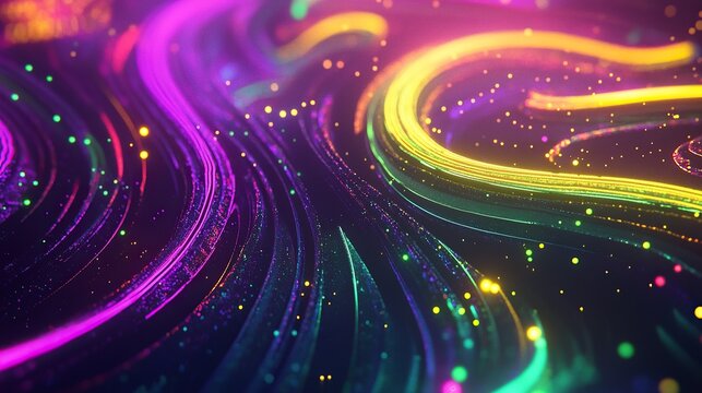 neon lights abstract background 