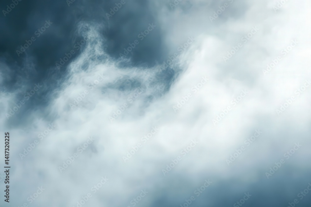 Poster abstract foggy background featuring a white gradient with light rays and blurred grey texture, evoki