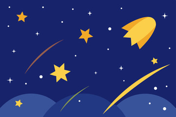 night sky with stars