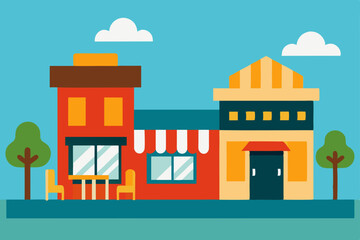 vector illustration of an ancient greek temple