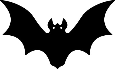Bat icon isolated on transparent background fly bat sign symbol vector for apps or website animal design flat
