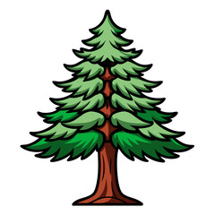  Creative Austrian Pine Tree Vector Design