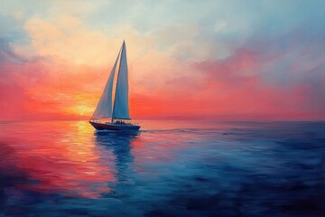 Sailboat at Sunset