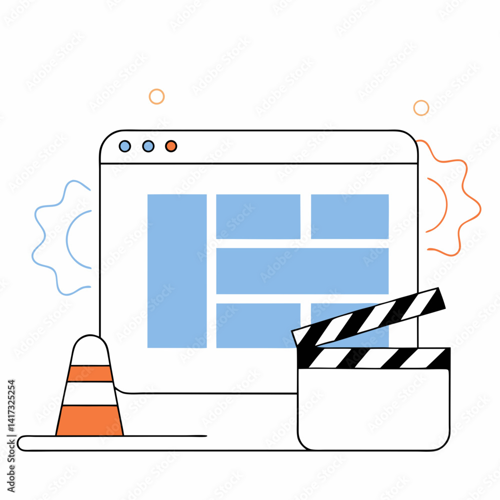 Aufkleber creating engaging video content requires well structured approach. this illustration depicts compute