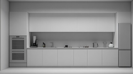 Minimalist modern kitchen design