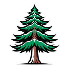  Stylish Canadian Hemlock Tree Vector Design