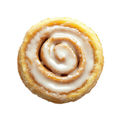 Fototapeta premium Cinnamon roll, sweet pastry, dessert, bakery, food isolated on Transparent Background