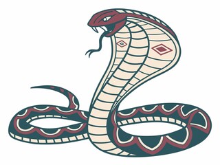 Fototapeta premium Shesha – Multi-Headed Serpent from Hindu Mythology