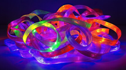 neon lights abstract background