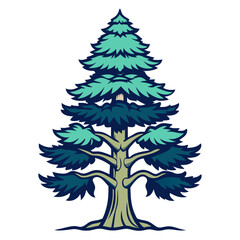  Elegant Himalayan Pine Tree Illustration