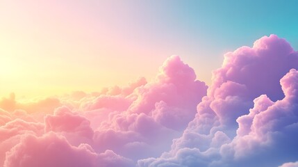 A mesmerizing autumn sunset with the sky ablaze in vibrant colors. The clouds are layered in soft shades of pink, purple, and gold, creating an awe-inspiring scene as the sun dips behind the horizon.