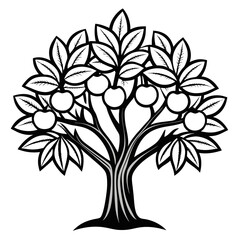 Obraz premium Elegant Loquat Tree Artwork