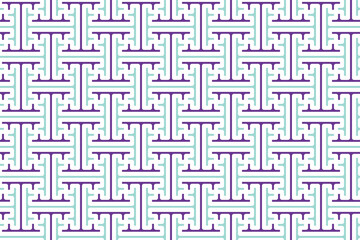 Repeating pattern &ldquo;AYAORI&rdquo;. Traditional Japanese pattern. Seamless. Colorful. Suitable for backgrounds and wrapping paper.