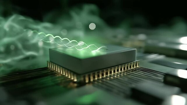 3D Machine Learning Processor Emitting Neural Waves