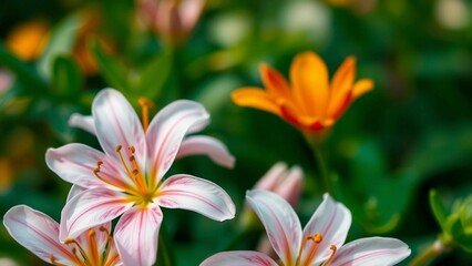 Fototapeta premium yellow flower in the garden