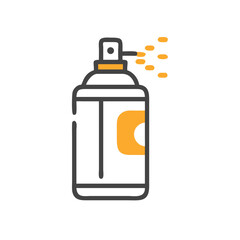 Spray Paint Can Icon Representing Street Art and Urban Creativity