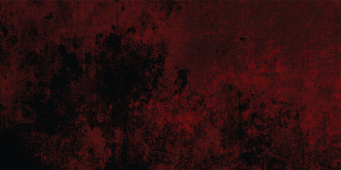 Aged Red Surface with Heavy Texture and Grunge Elements


