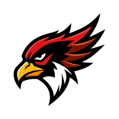 Obraz premium This is a bold and fierce bird for sports teams, clubs, gaming avatars, or merchandise branding and logo.
