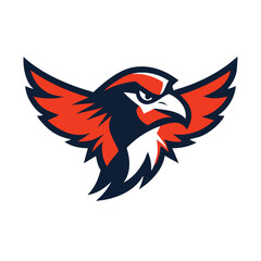Obraz premium This is a bold and fierce bird for sports teams, clubs, gaming avatars, or merchandise branding and logo.