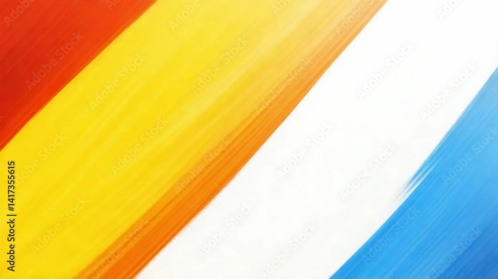 Poster abstract diagonal color stripes: vibrant diagonal stripes in shades of red, orange, yellow, and blue