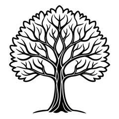 Obraz premium Creative Illustration of Witch Hazel Tree