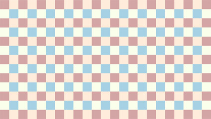 Fototapeta premium Update your dining area with gingham pastel wallpaper backgrounds for a chic touch.