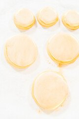 Gold-Dusted Sugar Cookies with Royal Icing and Edible Paint