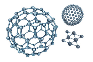 molecule and bucky balls structure biotechnology