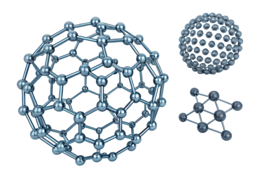 molecule and bucky balls structure biotechnology
