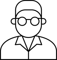 Teacher Vector Icon Stock Illustration