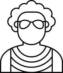 Singer Vector Icon Stock Illustration