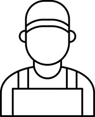 Tailor Vector Icon Stock Illustration