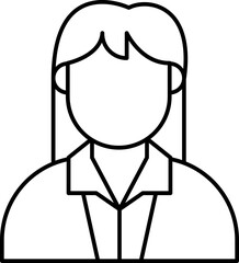 Male Artist Vector Icon Stock Illustration