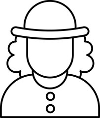Graduate Male Vector Icon Stock Illustration