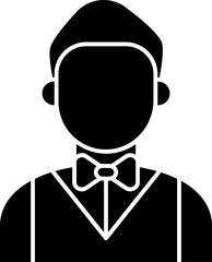 Delivery Person Vector Icon Stock Illustration