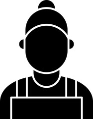 Painter Vector Icon Stock Illustration